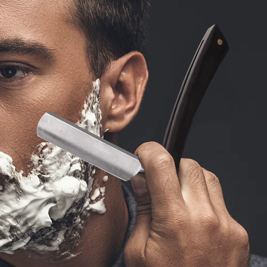 Shavette en acier noir