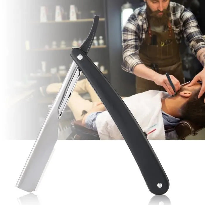 Shavette en acier noir